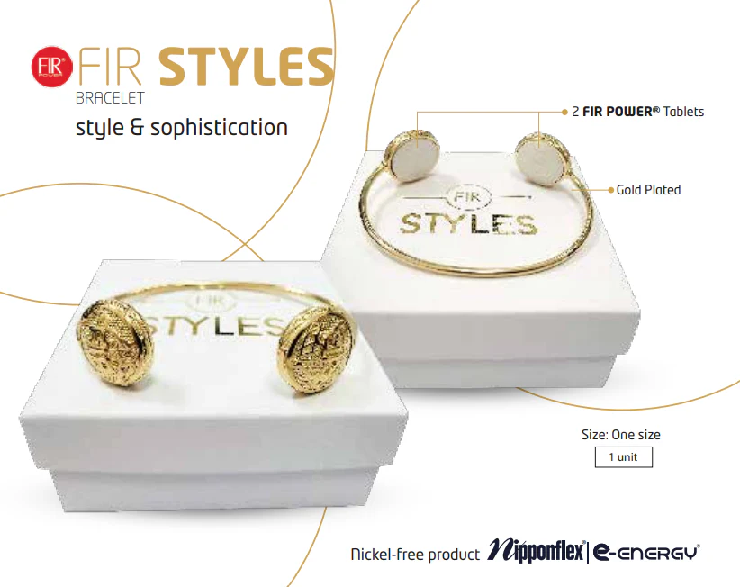 Brazalete FIR Styles en oro