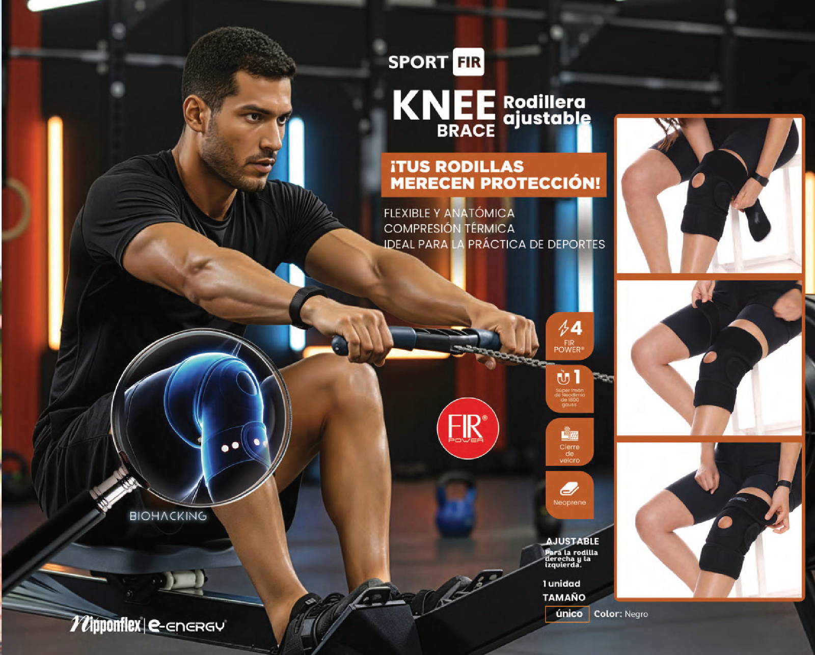 Rodillera Knee Brace ajustable