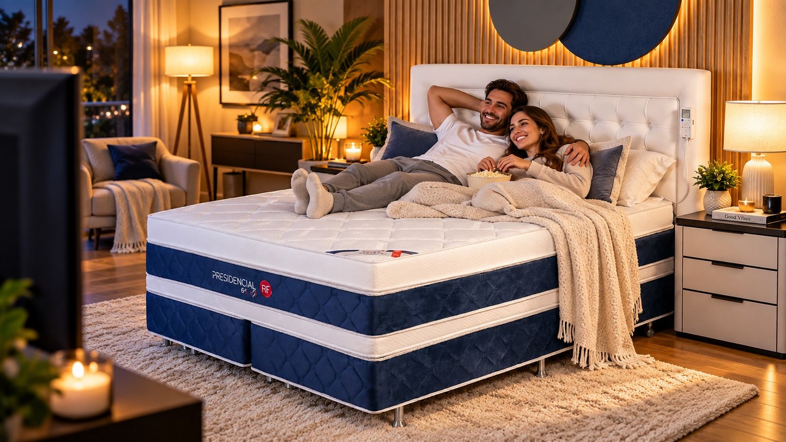 Colchón Innovation FIR en un dormitorio